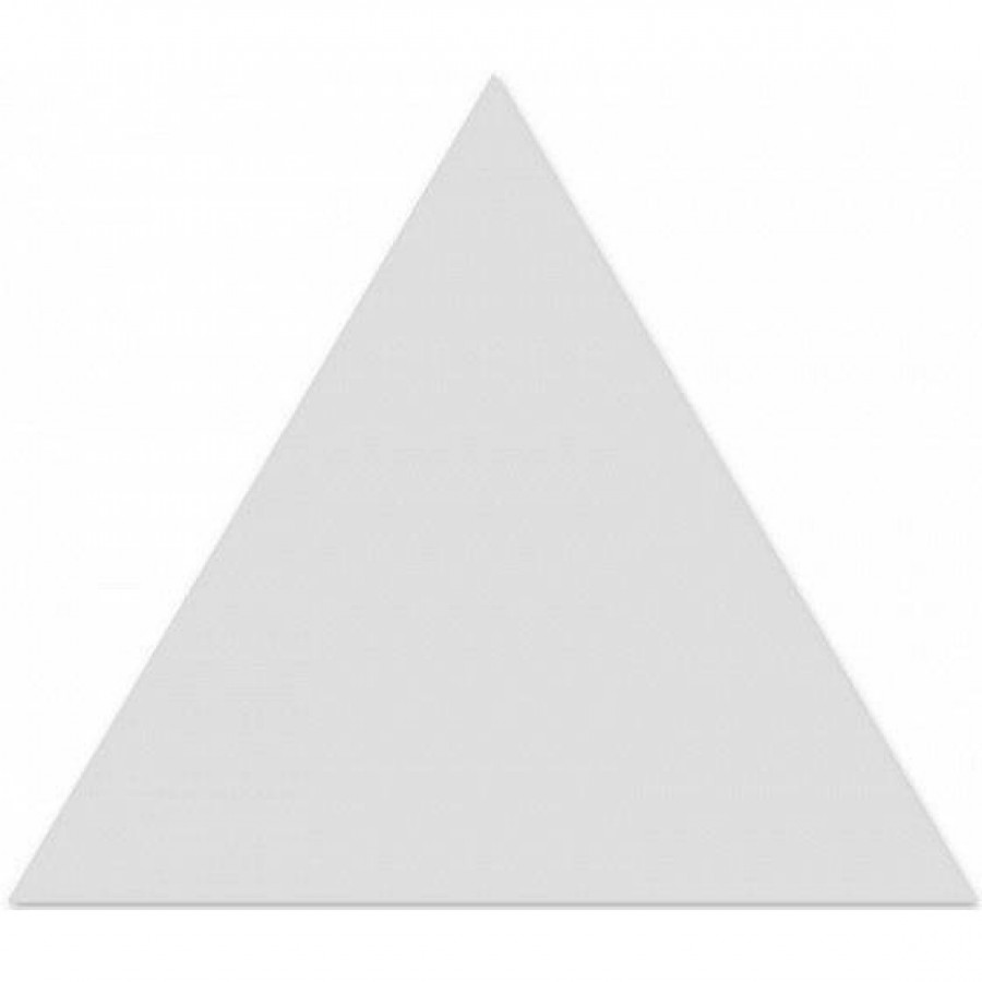 Керамогранит 23x20 8мм Floor Tiles 114035 Triangle R9 Ice White Matt матовая белый WOW