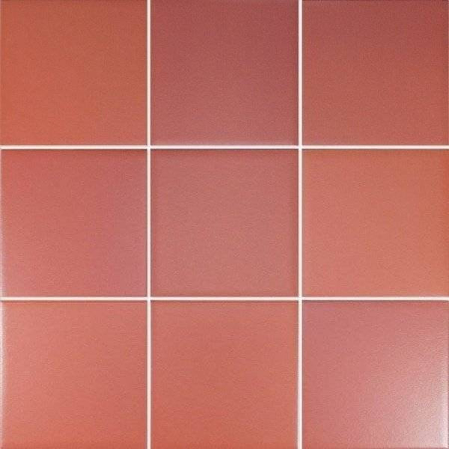 Керамогранит 12x12 8мм Six Coral матовая красный WOW