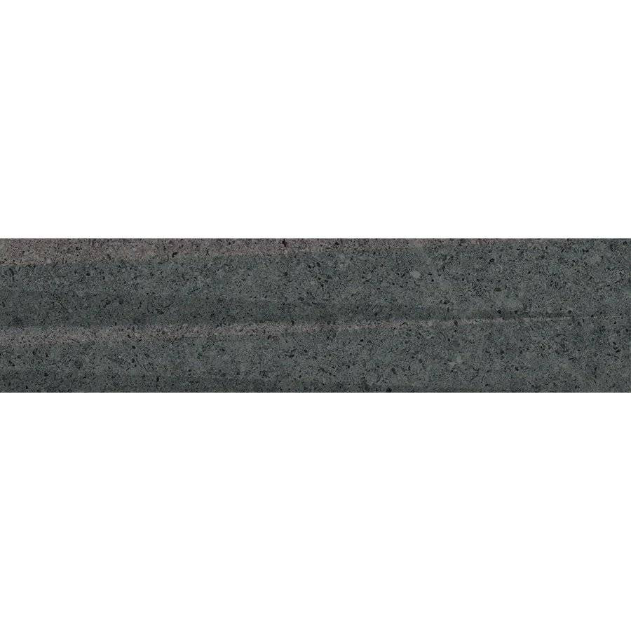 Керамическая плитка 30x8 15.5мм Stripes 108929 Graphite Stone матовая черный WOW