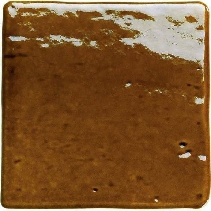Керамогранит 11x11 10мм Roots 128208 S Honey Gloss глянцевая коричневый WOW