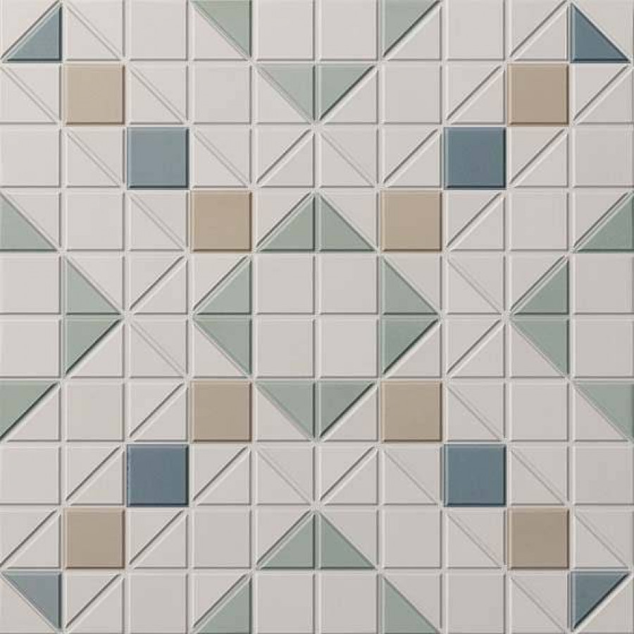 Керамогранит 28x28 8.5мм Tesserae 127404 Like Marino матовая бежевый WOW