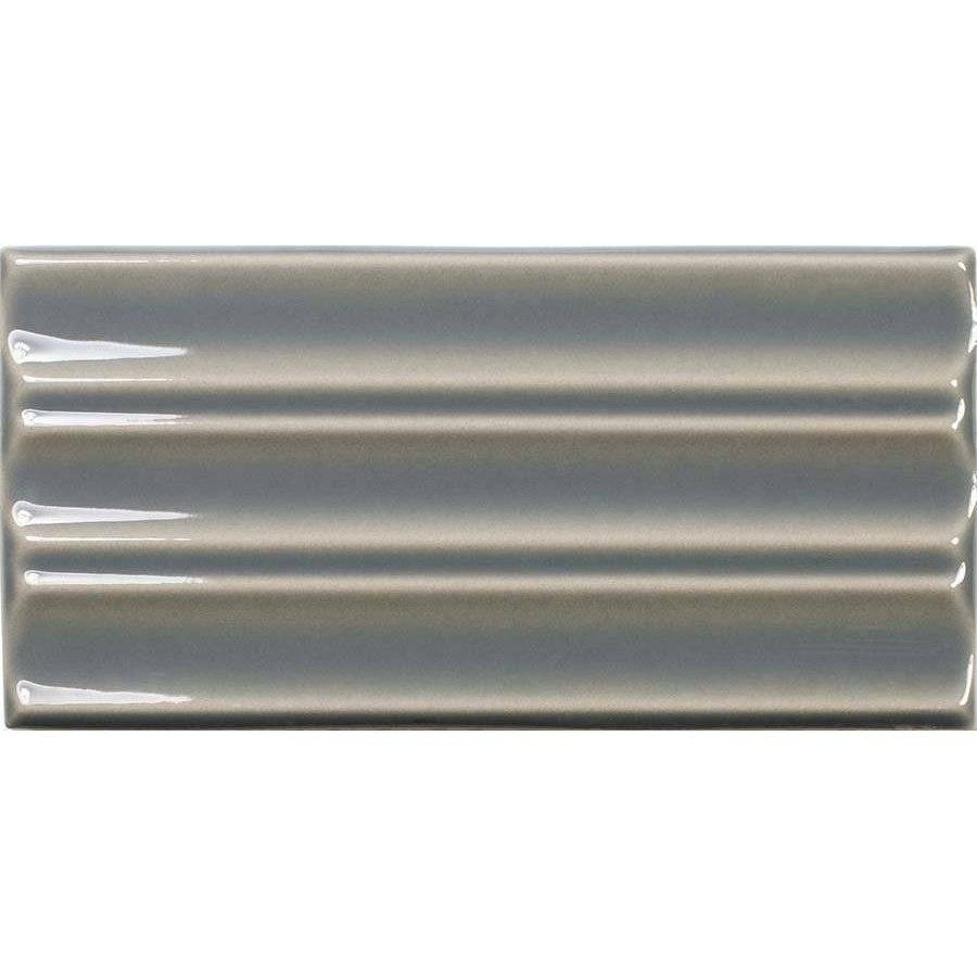 Керамическая плитка 13x6 11.5мм Fayenza 127292 Belt Mineral Grey глянцевая серый WOW