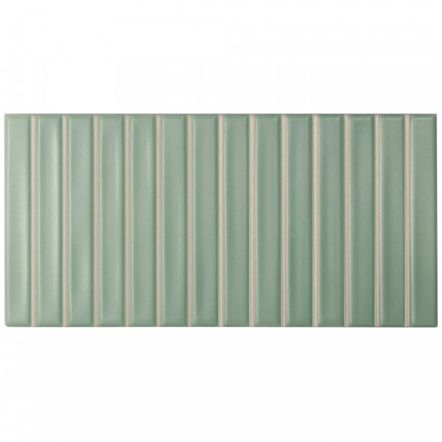 Керамическая плитка 25x13 8.5мм Sweet Bars 128694 Sage Matt матовая зеленый WOW