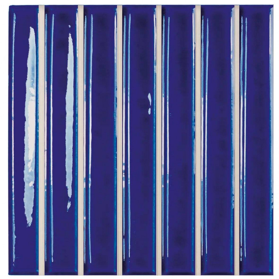 Керамогранит 12x12 8.5мм Sweet Bars 130055 Indigo Gloss глянцевая синий WOW