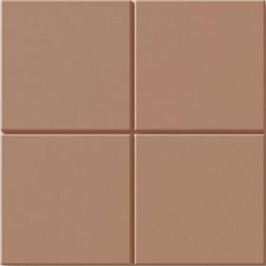 Керамогранит 15x15 8.5мм Raster 131360 Grid M Mud матовая коричневый WOW