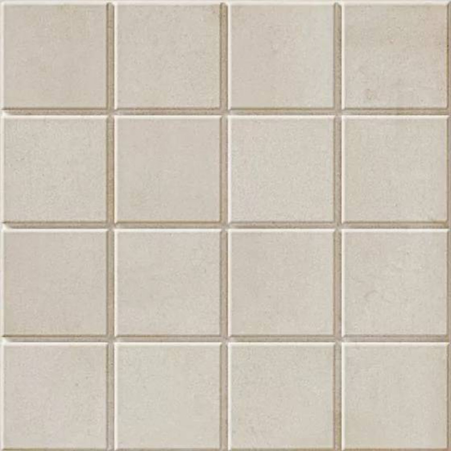 Керамогранит 15x15 8.5мм Raster 131397 Grid S Off White матовая бежевый WOW