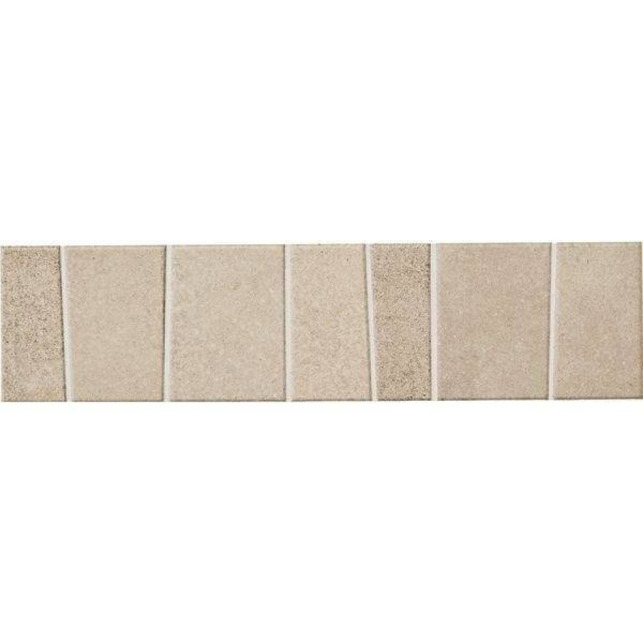 Керамогранит 28x7 10мм Trencadis 137016 Guell Rila матовая серый WOW