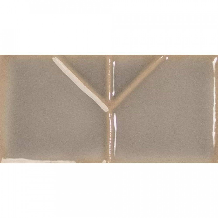 Декор 13x6 9.5мм Yoko 134632 Origami Pewter глянцевая серый WOW