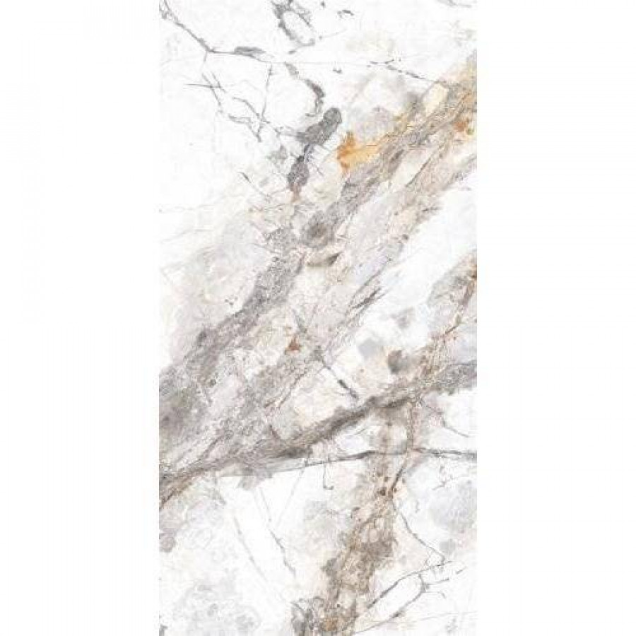 Керамогранит 120x60 10.3мм Marble P15201.6 Invisible Grey Satinato матовая белый Yurtbay