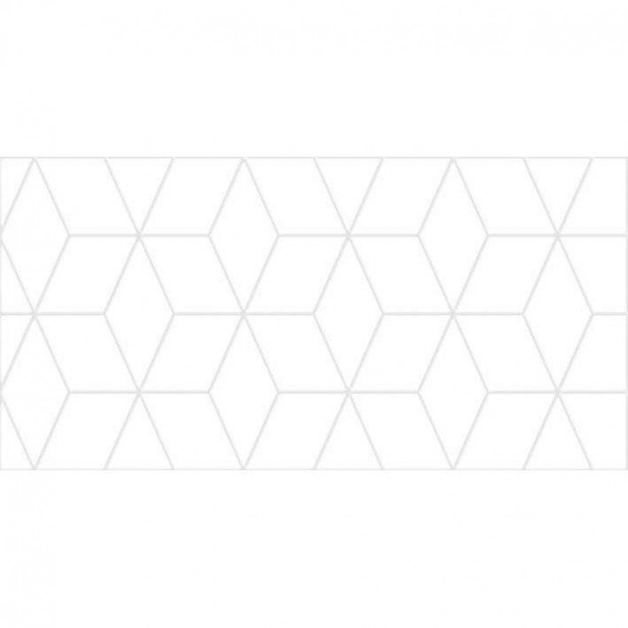 Керамическая плитка 60x30 9.5мм Тренд 7С матовая белый Керамин
