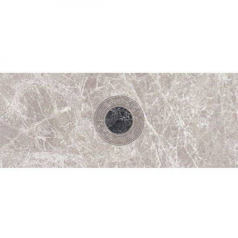 Панно 50x20 9мм Эллада 7 Тип 2 глянцевая серый Керамин
