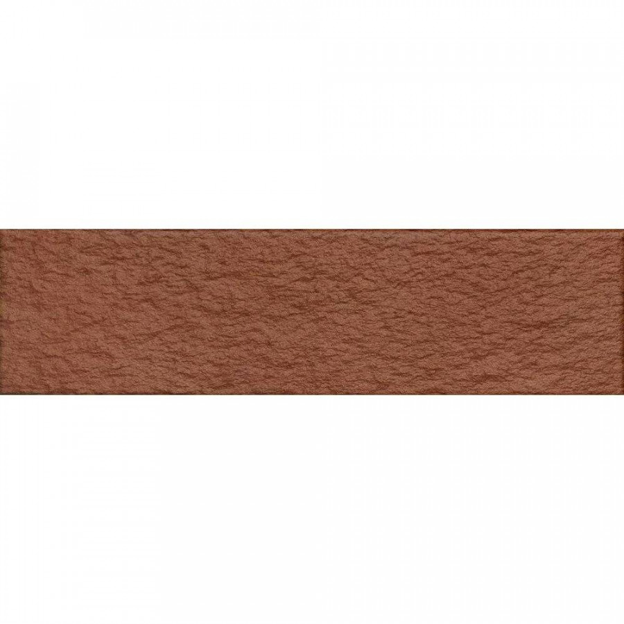 Клинкерная плитка 25x7 10мм Амстердам 2 Рельеф матовая коричневый Керамин