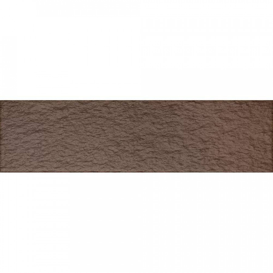 Клинкерная плитка 25x7 10мм Амстердам 4 Рельеф матовая коричневый Керамин