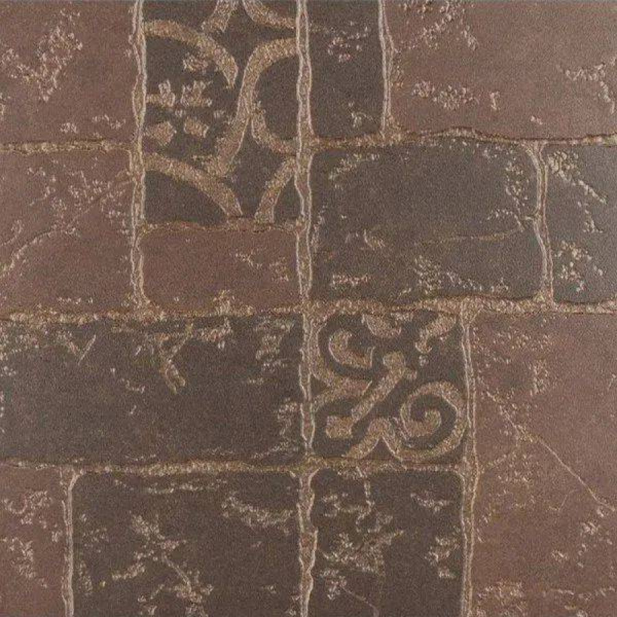 Керамогранит 40x40 8мм Бастион 4 Коричневый матовая коричневый Керамин
