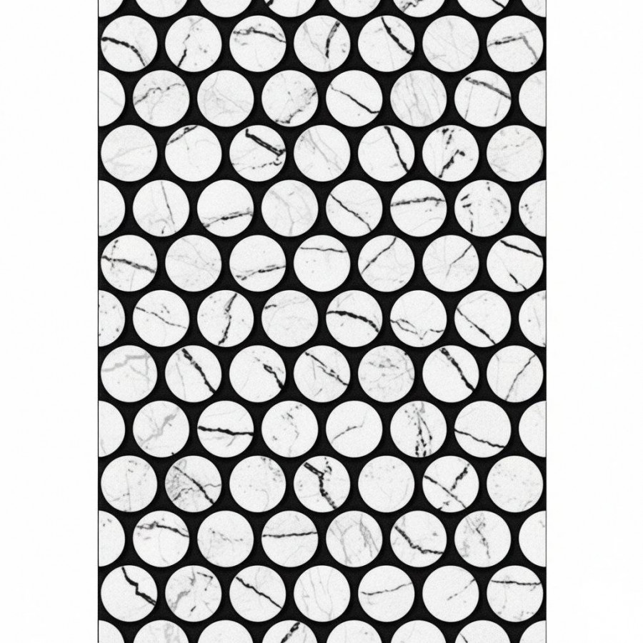 Керамическая плитка 40x28 9мм Помпеи 7 Настенная Тип 1 глянцевая белый Керамин