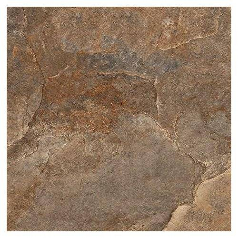 Керамогранит 40x40 8мм Денвер 4 Терракотовый матовая коричневый Керамин