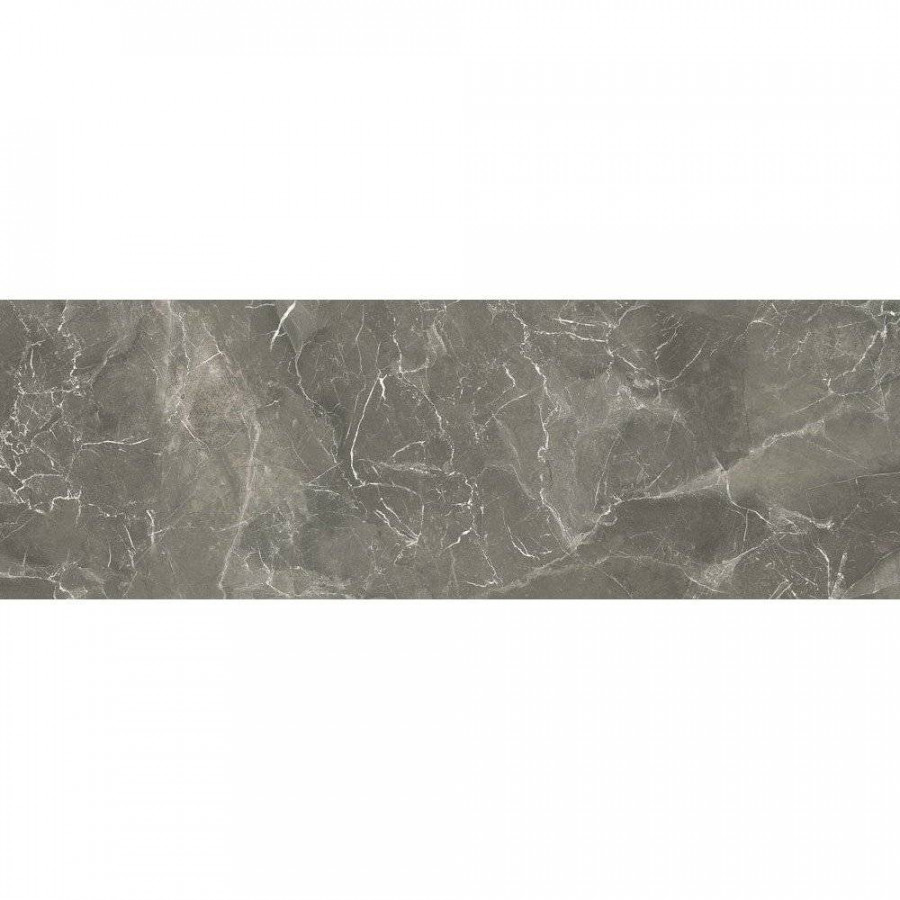 Керамическая плитка 75x25 9мм Монако 2 Серая глянцевая серый Керамин