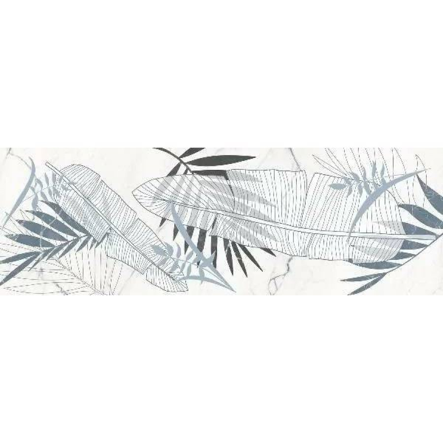 Декор 90x30 10.5мм Спарк 1Д Белый глянцевая белый Керамин