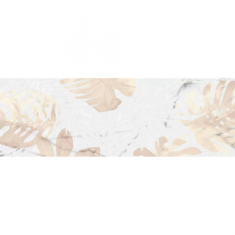 Декор 90x30 10.5мм Илиада 3Д глянцевая бежевый Керамин