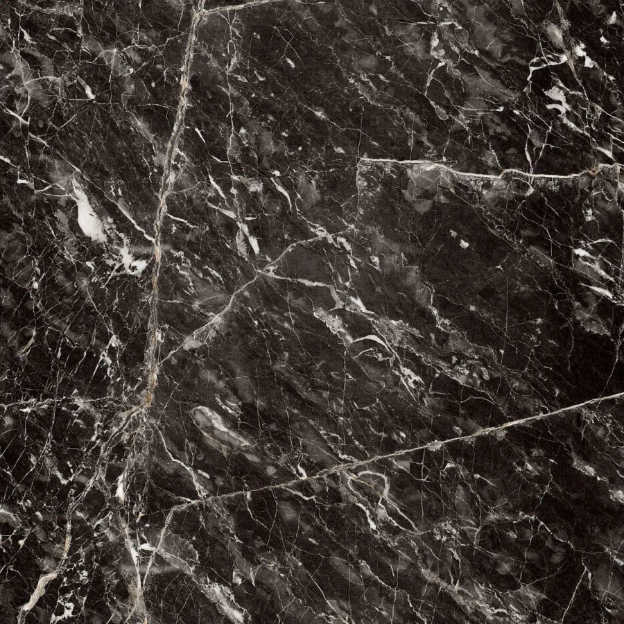 Керамогранит 60x60 9мм Найт Черный полированная черный Керамин