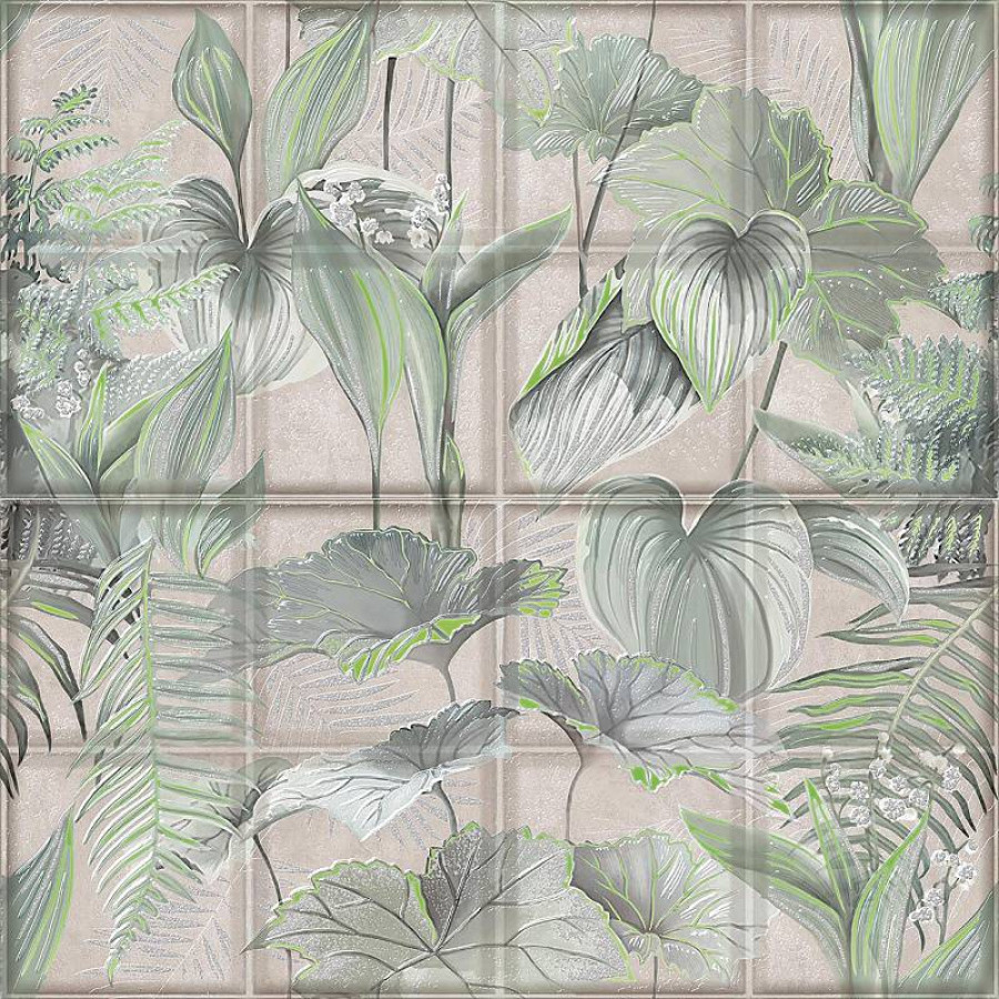 Панно 63x63 8мм Maiolica Crema матовая многоцветный Керлайф