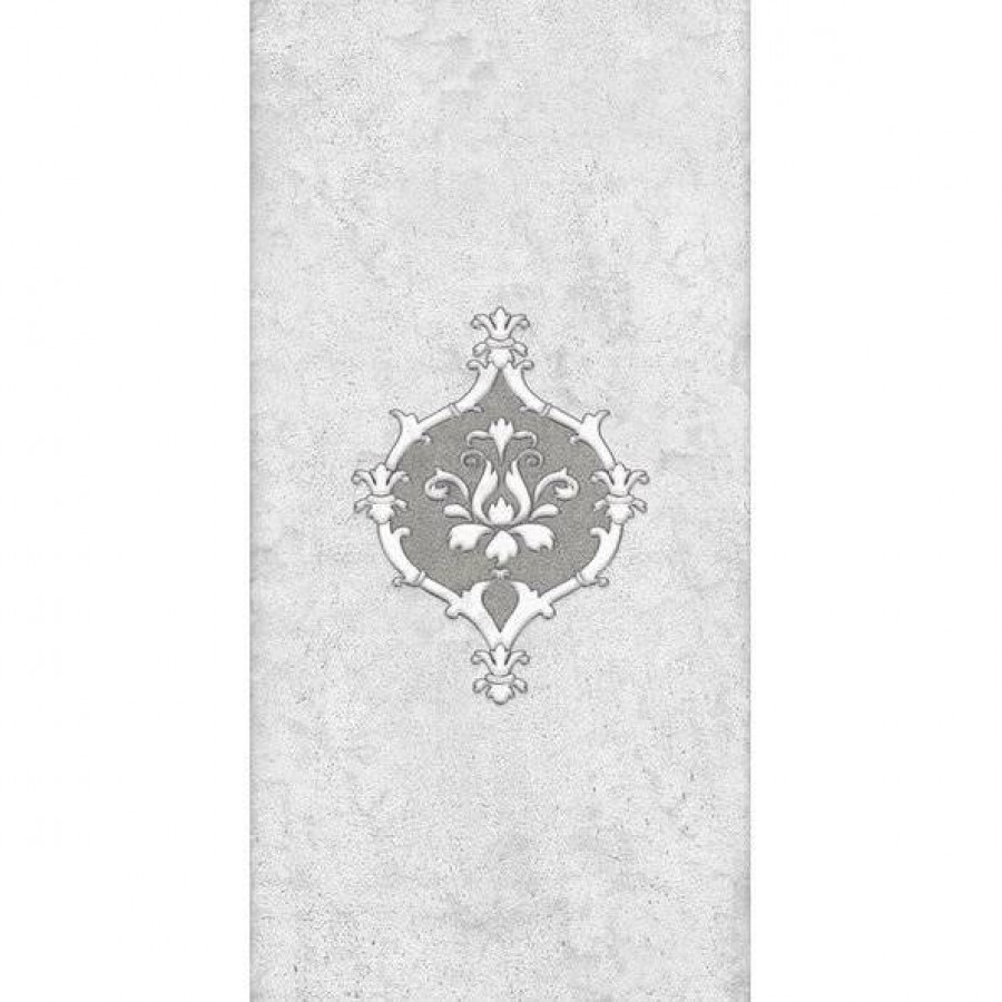 Декор 40x20 8мм Преза 04-01-1-08-04-06-1015-0 Серый матовая серый Нефрит Керамика