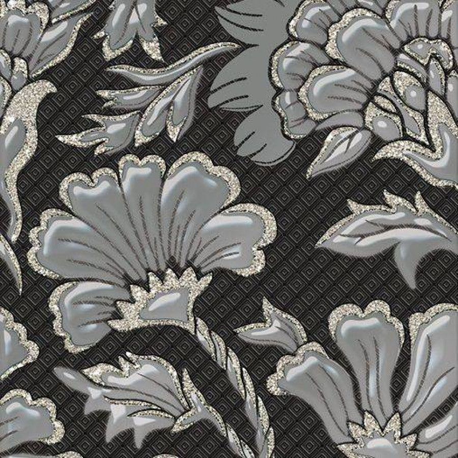 Декор 50x25 9мм Катрин 04-01-1-10-03-04-1451-0 Черный глянцевая черный Нефрит Керамика