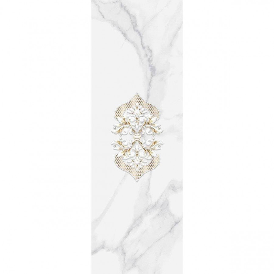 Декор 60x20 9мм Нарни 04-01-1-17-04-06-1031-1 Серый глянцевая белый Нефрит Керамика