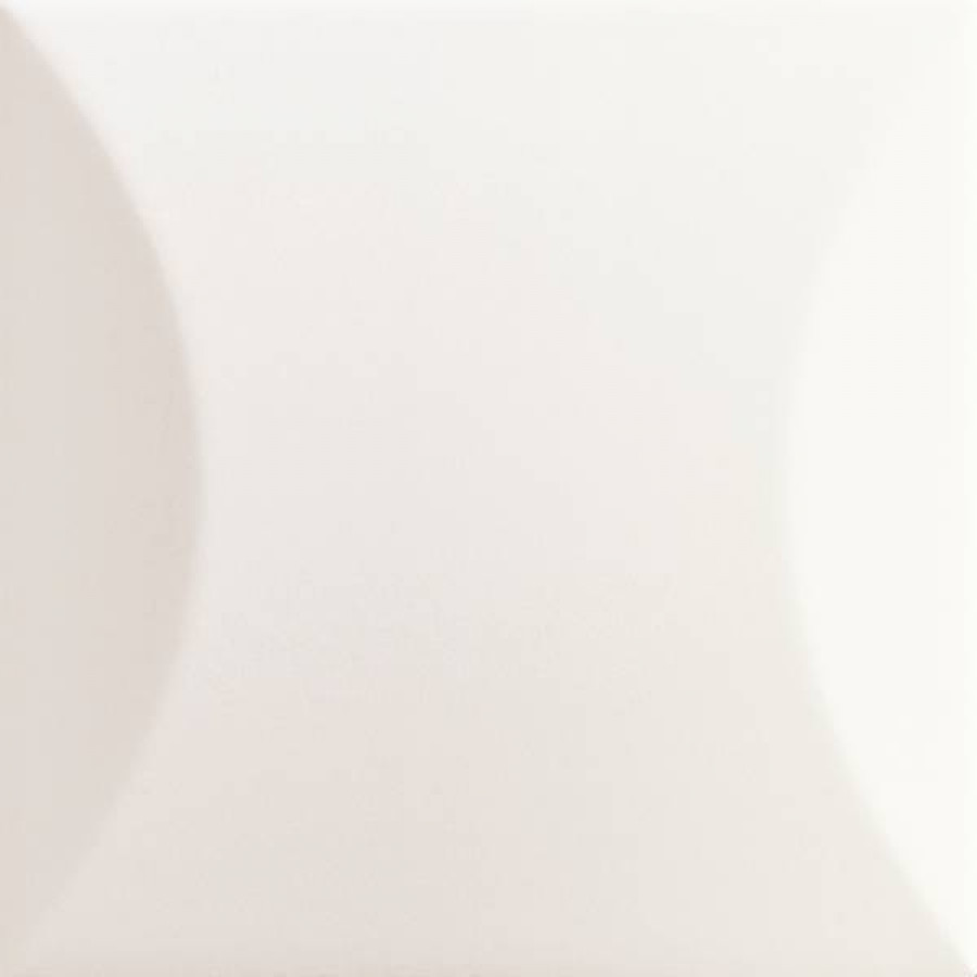 Керамическая плитка 10x10 9мм Up 192051 Cuscino White Glossy глянцевая белый Ava Ceramica