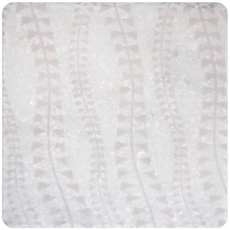 Декор 10x10 10мм Marble White Motif №4 матовая белый Плитка Антика