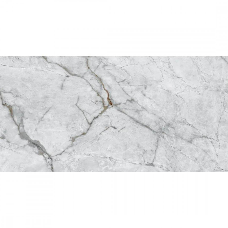 Керамическая плитка 60x30 8.5мм Аталия TP3611A Серый глянец глянцевая белый Тянь-Шань