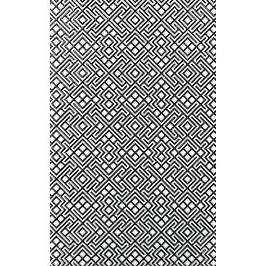 Декор 40x25 9мм Камелия 10301001887 Черно-Белый 04 глянцевая черный Шахтинская плитка