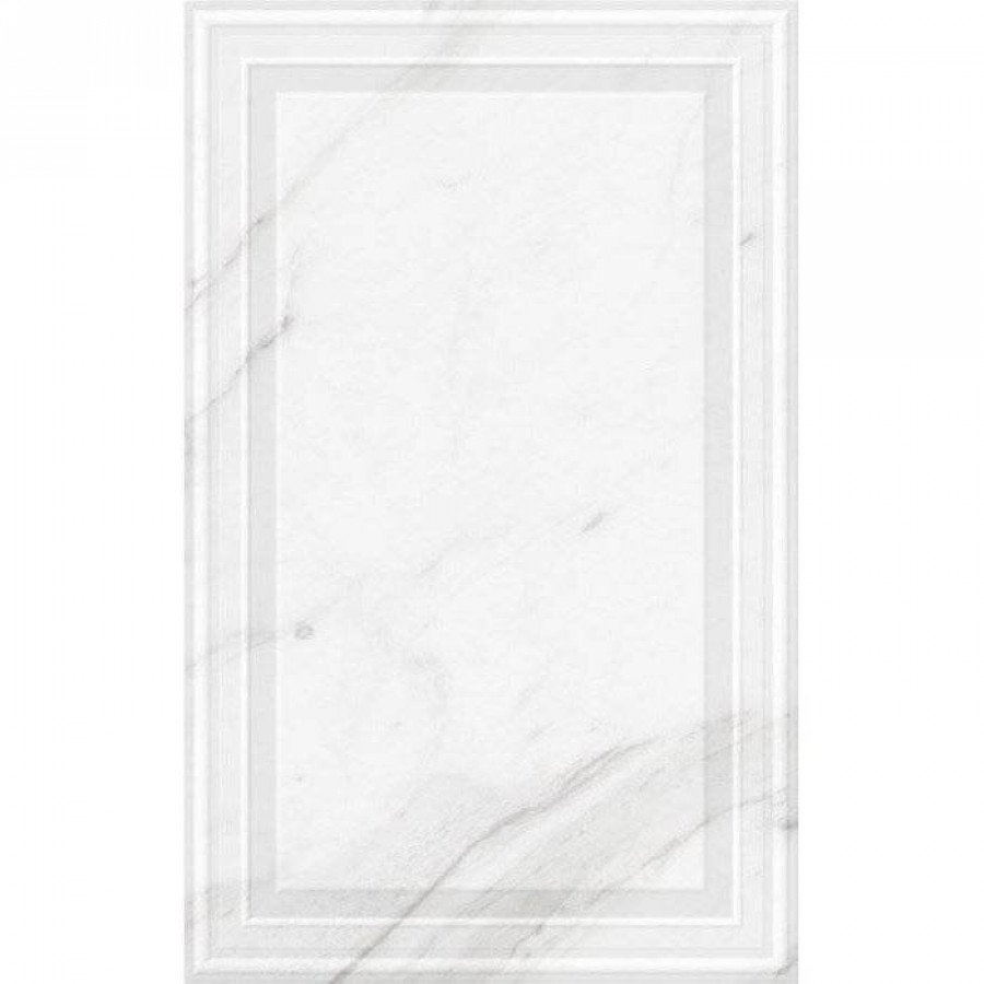 Керамическая плитка 40x25 8мм Леона 10100001145 Светлый Низ 02 матовая белый Шахтинская плитка