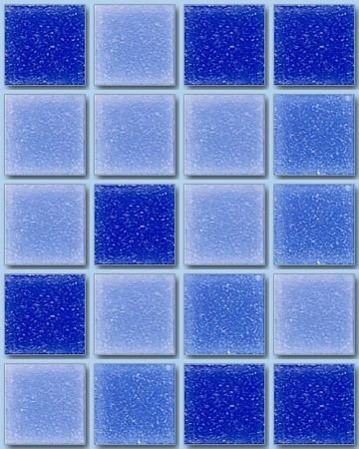 Мозаика Мозаика 33x33 4мм Blue Dream Стеклянная Bluedream Irida Irida