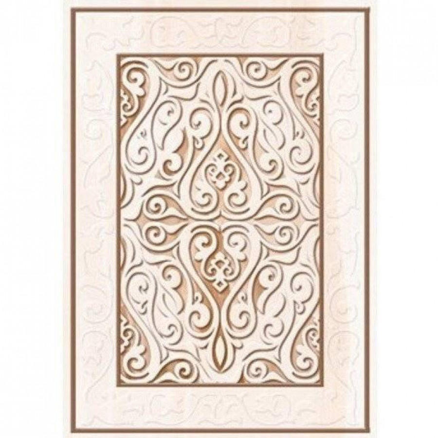 Декор 35x25 7мм Эллада D глянцевая бежевый Axima