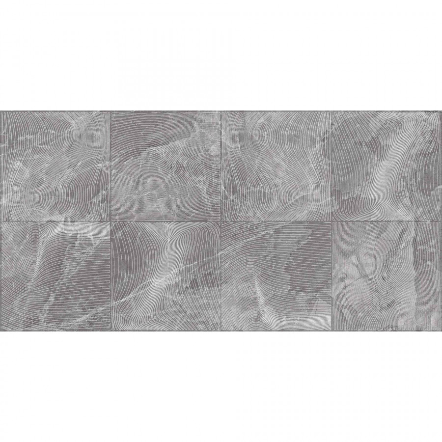 Керамическая плитка 50x25 9мм Флорида Переходная Серая глянцевая серый Axima