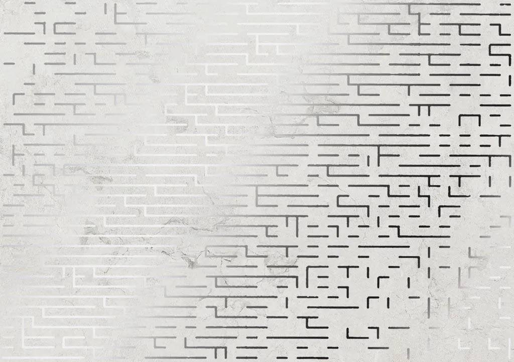 Декор 40x28 9мм Риоса D1 Серая матовая серый Axima