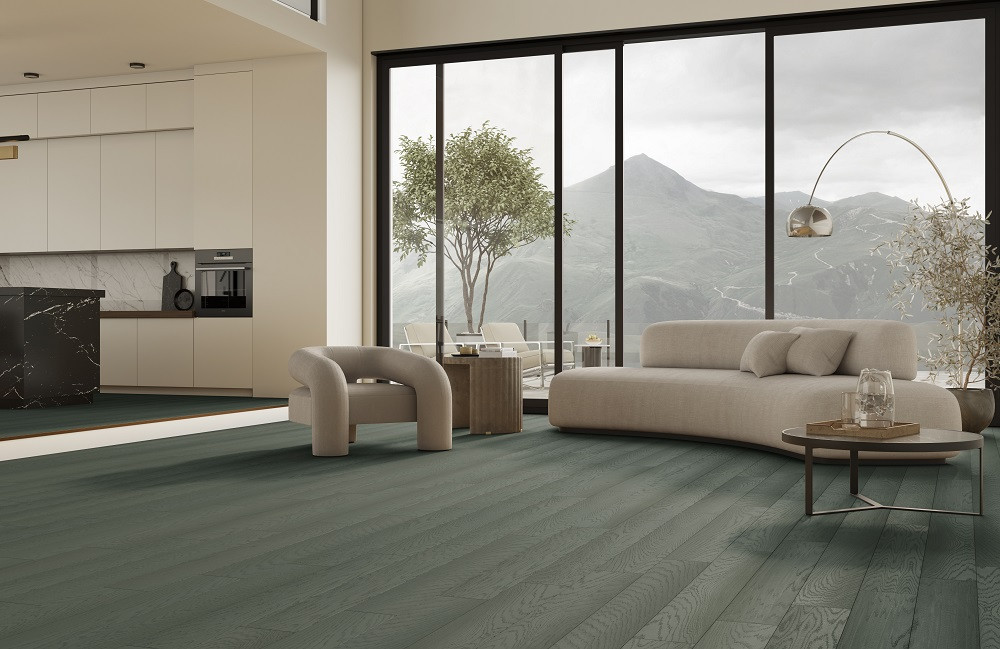 Кварцевый паркет Классик Дуб Средиземноморский 409 5/0,6 1220x152 Quartz Parquet