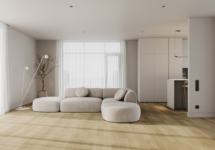 Кварцевый паркет Классик Дуб Хельсинки 1258-58 7/1,2 1220x152 Quartz Parquet