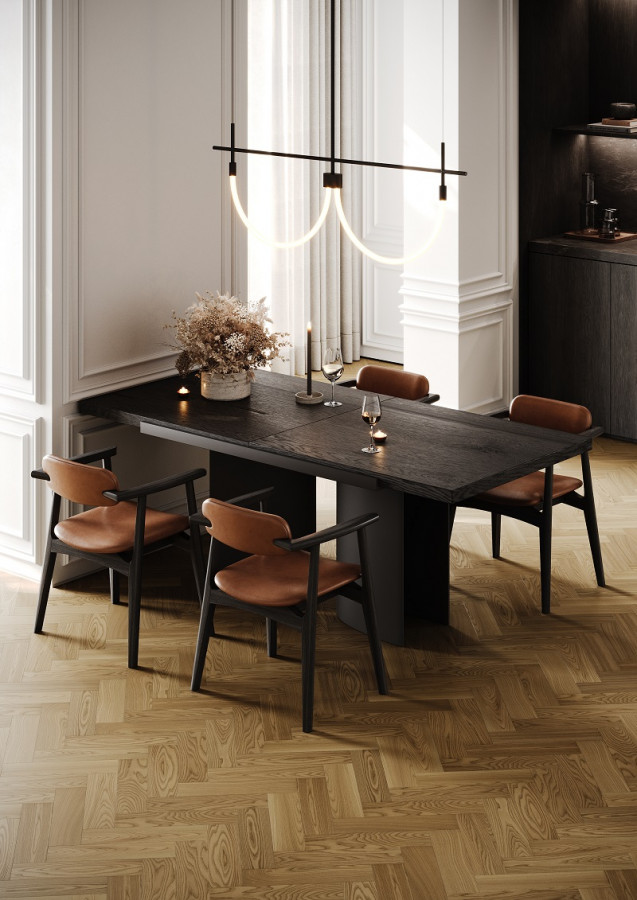 Кварцевый паркет штучный Вяз Кенигсберг 44-550-62 5/0,6 400x100 Quartz Parquet