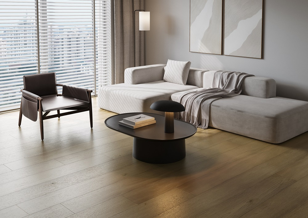 Кварцевый паркет Престиж Дуб Карельский 419 1900x190 Quartz Parquet