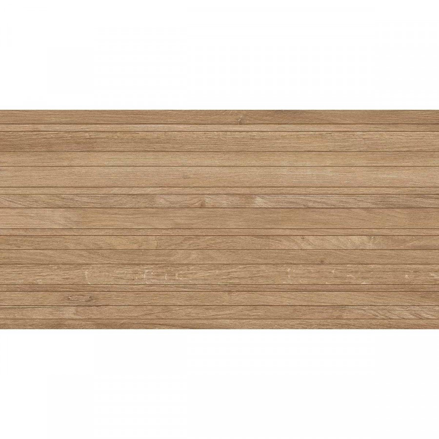 Керамическая плитка 63x32 9.5мм Calacatta Royal Wood Honey матовая коричневый Azori