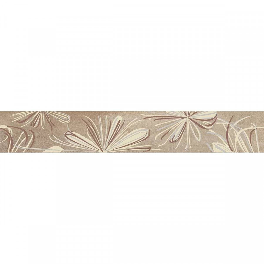 Бордюр 51x6 8мм Sonnet 587891001 Beige Flower матовая бежевый Azori