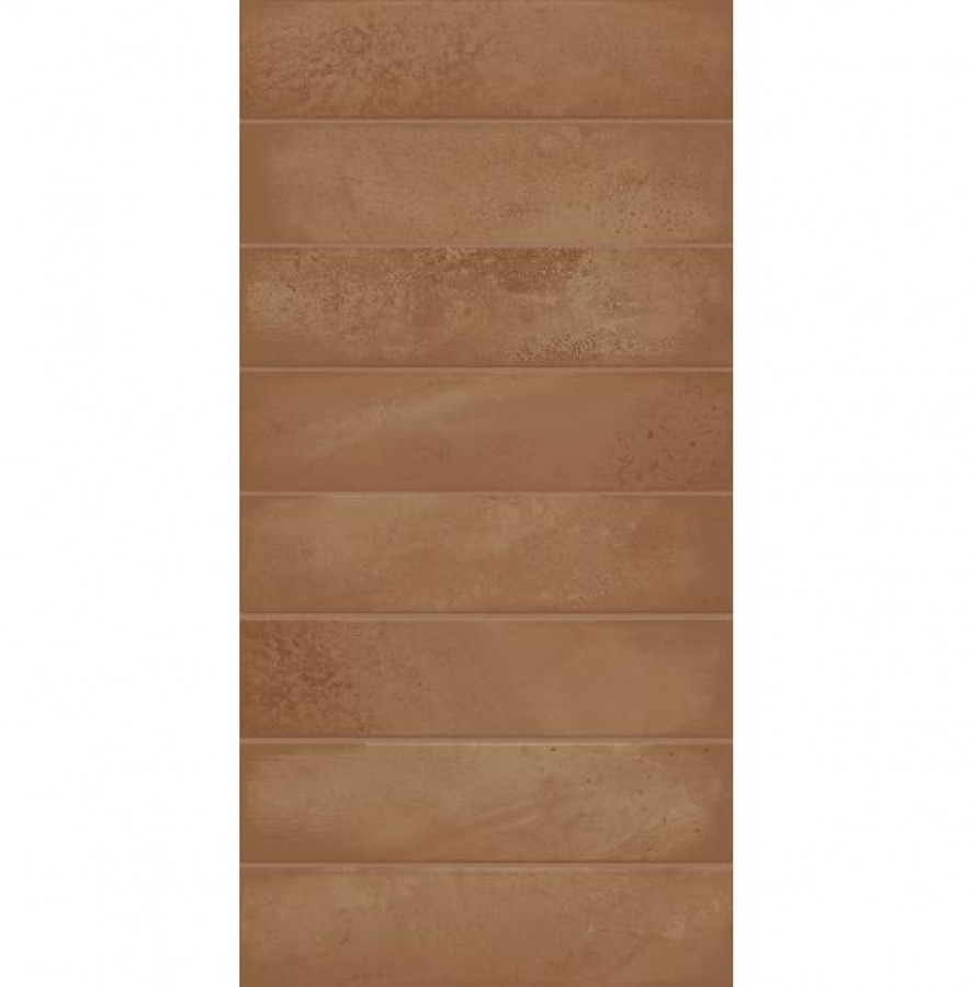 Керамическая плитка 63x32 9.5мм Bricks Terracota глянцевая коричневый Azori