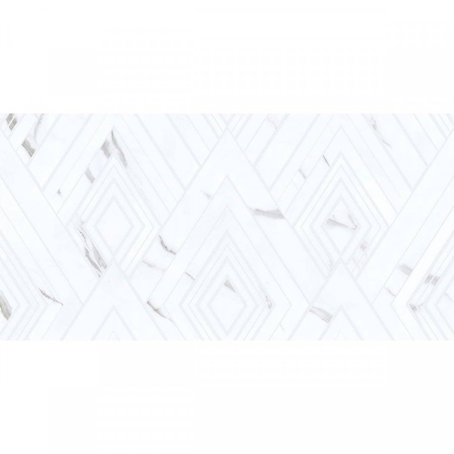 Керамическая плитка 63x32 9.5мм Carrara 00-00108696 Geometria матовая белый Azori