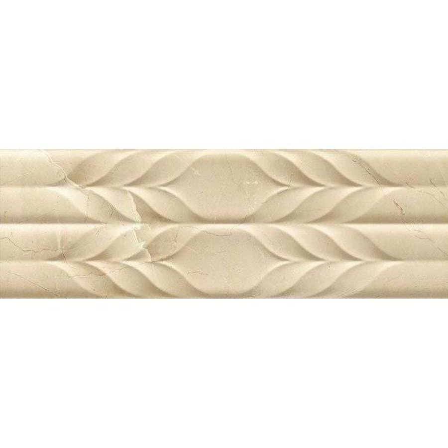 Керамическая плитка 90x30 9мм Passion Twin Champagne глянцевая бежевый Azteca