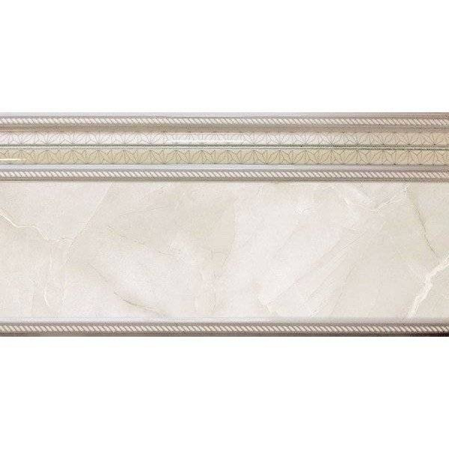 Плинтус 30x15 9мм Passion Zoc Ice глянцевая бежевый Azteca