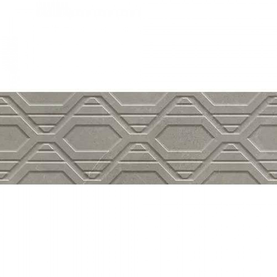 Керамическая плитка 90x30 8мм Dubai R90 Oxo Taupe глянцевая коричневый Azteca