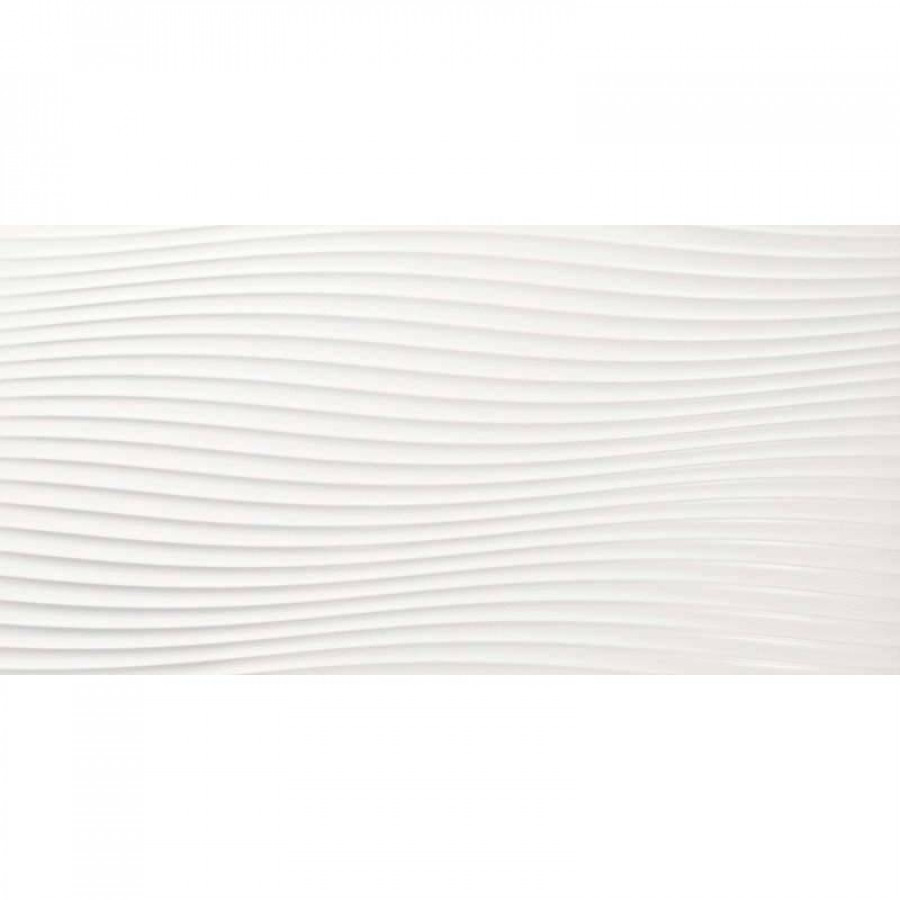 Керамогранит 120x60 10мм Neve Satin Illusion Rect глянцевая белый Baldocer