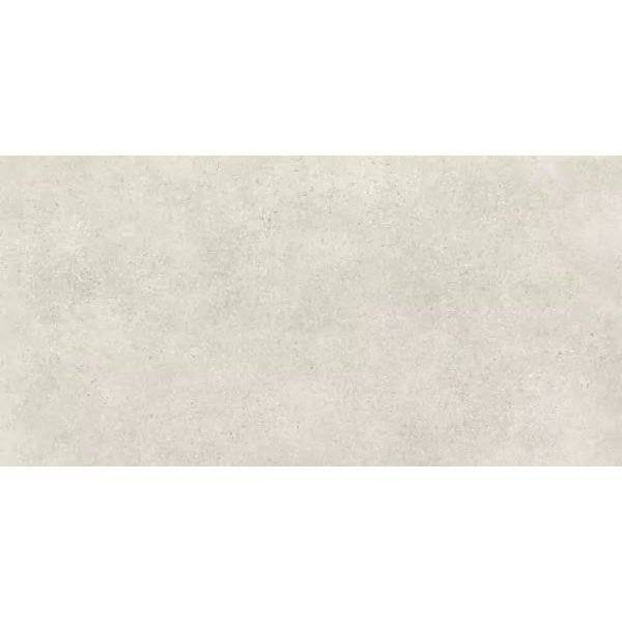 Керамогранит 120x60 9мм Asphalt Off White Rect матовая белый Baldocer